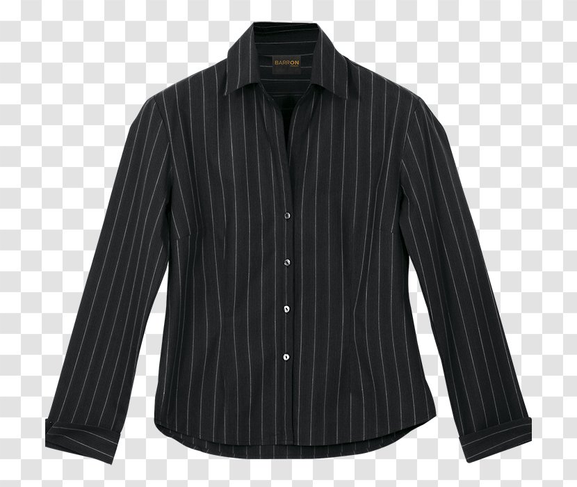 Blouse Product Black M - Heart - Stripe Off White Shirts Transparent PNG