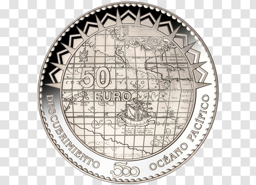 50 Cent Euro Coin Silver Note - 1 Transparent PNG