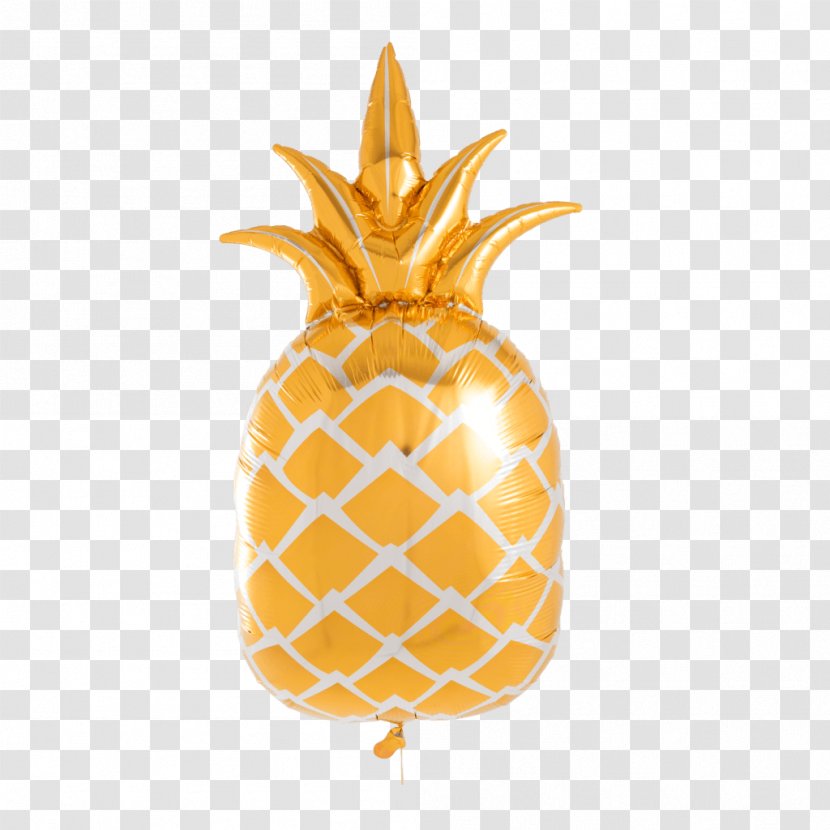 Pineapple Gold Anagram Foil Balloon Birthday Silver Transparent PNG