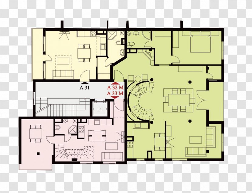 Floor Plan Line Angle - Home - Design Transparent PNG