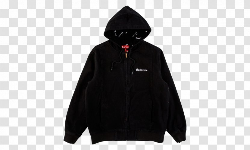 Hoodie Polar Fleece Windbreaker Sweater Zipper - Black - Jordan Jacket With Hood Transparent PNG