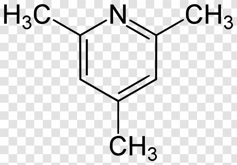 2,4,6-Trimethylpyridine Collidine Chemistry 4-Aminobenzoic Acid - Silhouette - Piridien Transparent PNG