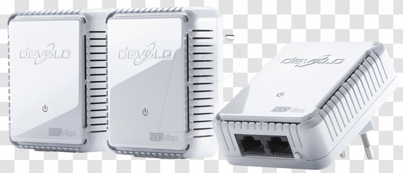 Power-line Communication PowerLAN Devolo Adapter Computer Network - Ethernet Transparent PNG