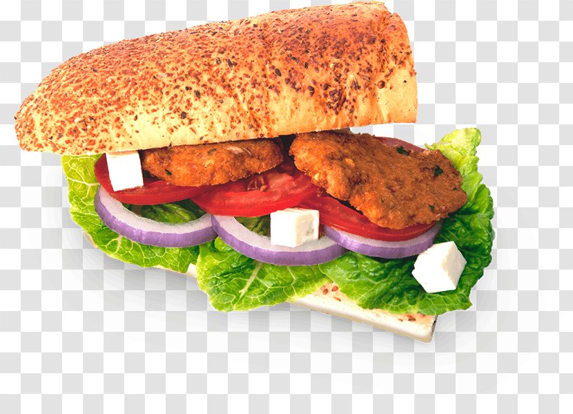 Salmon Burger Cheeseburger Breakfast Sandwich Fast Food Veggie - Vegetarian Cuisine - Junk Transparent PNG