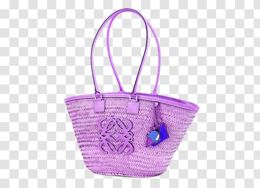 Handbag LOEWE Tote Bag Designer - Sweater - Purple Handbags Transparent PNG