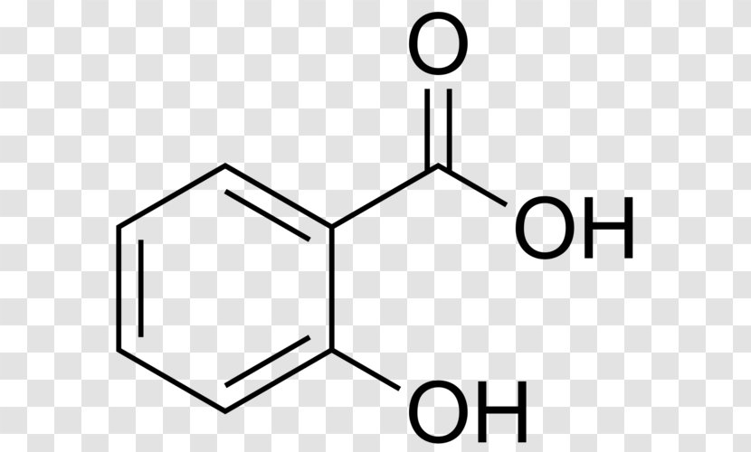 Salicylic Acid Benzoic Plant Hormone Chemical Compound - Silhouette - 4nitrobenzoic Transparent PNG