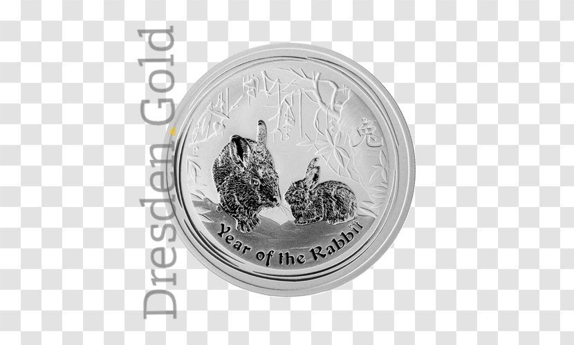 Coin Silver Perth Mint Troy Ounce Lunar - Feinsilber Transparent PNG