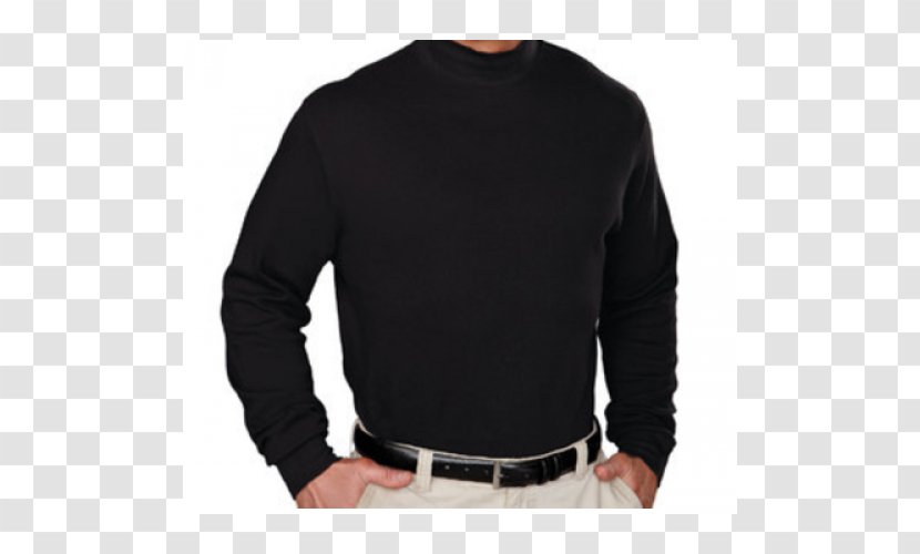 T-shirt Sleeve Polo Neck Sweater - Amazoncom Transparent PNG