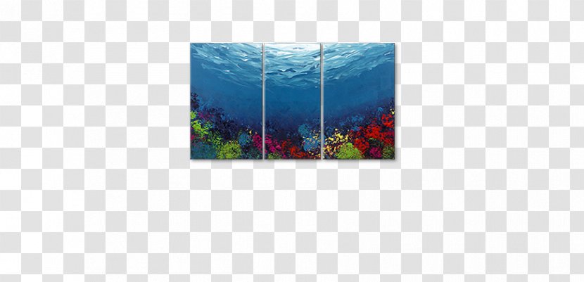 Desktop Wallpaper Rectangle Computer Sky Plc - Hand Painted Landscape Transparent PNG