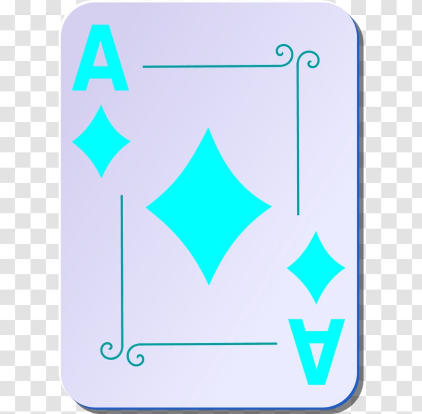 Ace Of Spades Playing Card Cassino Suit - Silhouette - Diamonds Clipart Transparent PNG