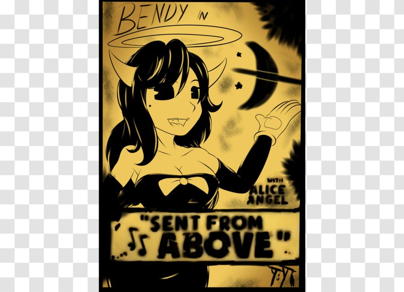 Bendy And The Ink Machine Angel Image Demon Devil - Game Transparent PNG