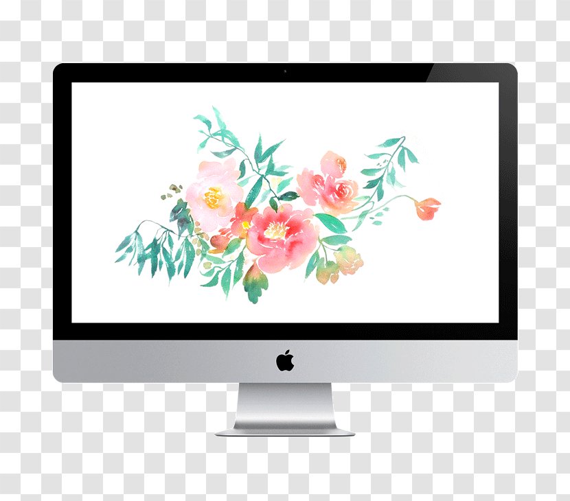 Desktop Wallpaper Watercolor Painting Watercolor: Flowers - Screen Transparent PNG