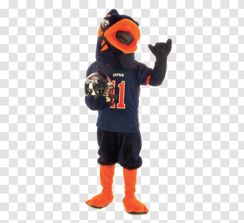 UTSA Roadrunners Football Men's Basketball Mascot Rowdy The Roadrunner Sombrilla Plaza - Outerwear - Don Antonio Transparent PNG