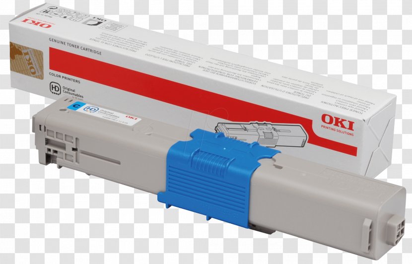 Toner Cartridge OKI MC363 Printer - Plastic Transparent PNG