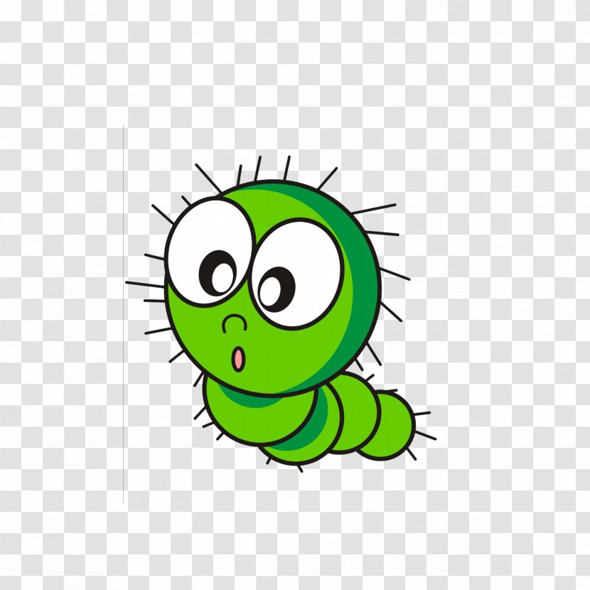 Caterpillar Cartoon Insect - Oschina Transparent PNG