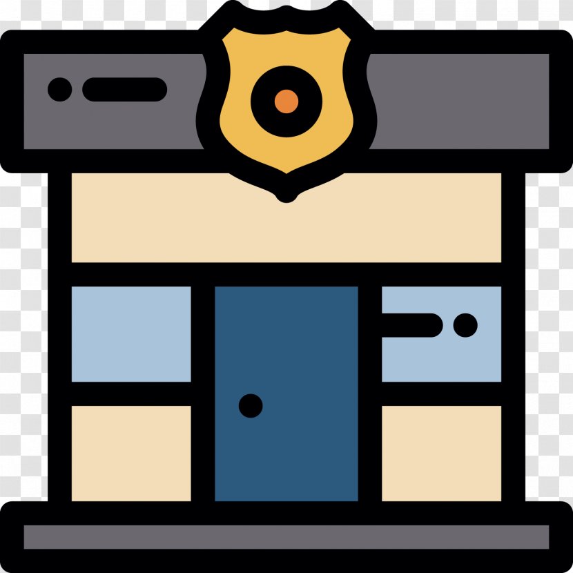 Police Station Clip Art - Scalable Vector Graphics - Cartoon Transparent PNG