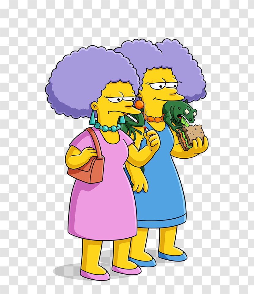 Patty Bouvier Selma Marge Simpson Homer YouTube - The Simpsons Movie Transparent PNG