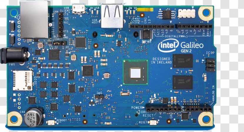 Intel Galileo Quark Mouser Electronics Arduino - Semiconductor Transparent PNG