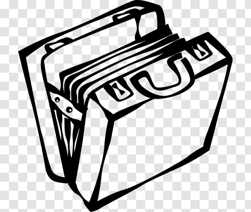 Briefcase Clip Art - Monochrome Photography - Royalty Payment Transparent PNG