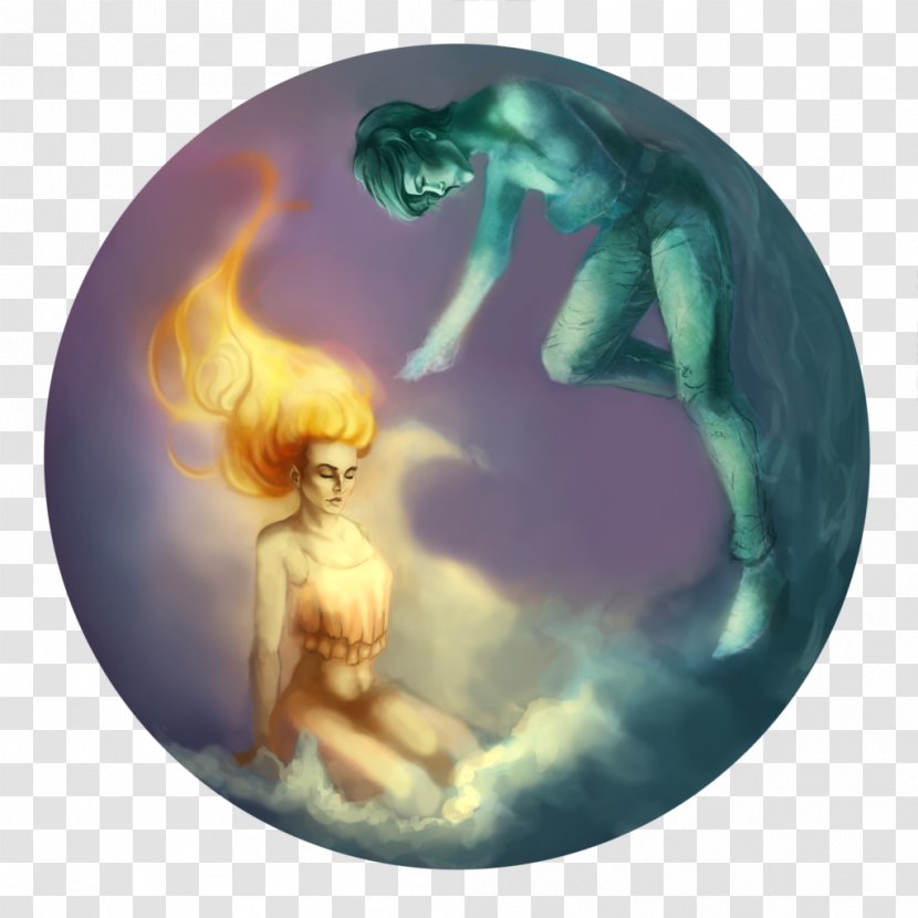 Organism Character Legendary Creature Fiction - Mythical - Water And A Flame Transparent PNG