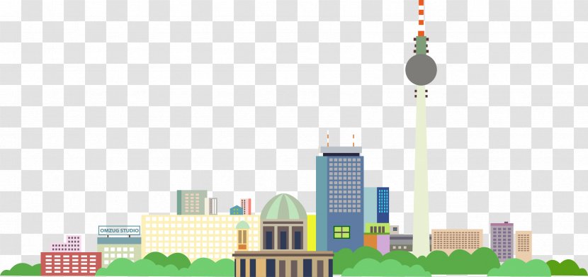 Skyscraper Metropolitan Area - City - Blockchain Background Transparent PNG