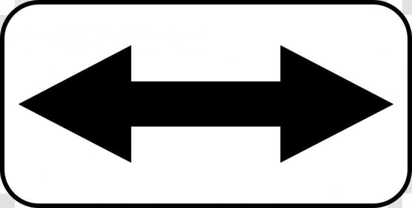 Arrow Free Content Clip Art - Direction Position Or Indication Sign - Black And White Road Signs Transparent PNG