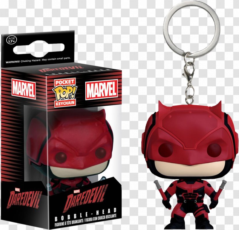 Daredevil Deadpool Groot Funko Action & Toy Figures - Red - Dare Devil Transparent PNG