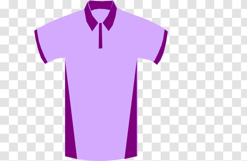 T-shirt Polo Shirt Collar Shoulder Sleeve - Top - Vector Transparent PNG