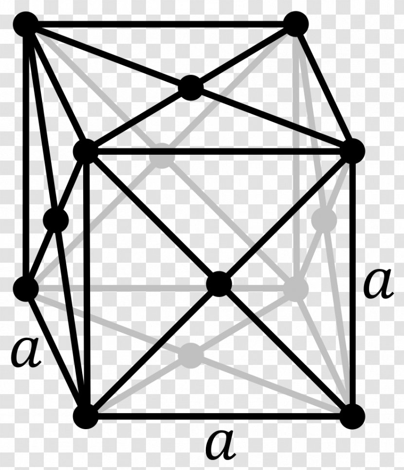 Cubic Crystal System Orthorhombic Structure Bravais Lattice - Rectangle - Mathematics Vector Transparent PNG