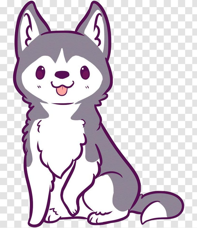 Whiskers Siberian Husky Shiba Inu Puppy Pet - Cartoon - Dog Transparent PNG