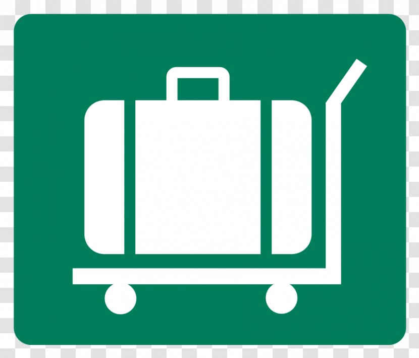 Sign Rail Transport Symbol Pictogram Baggage - Area Transparent PNG
