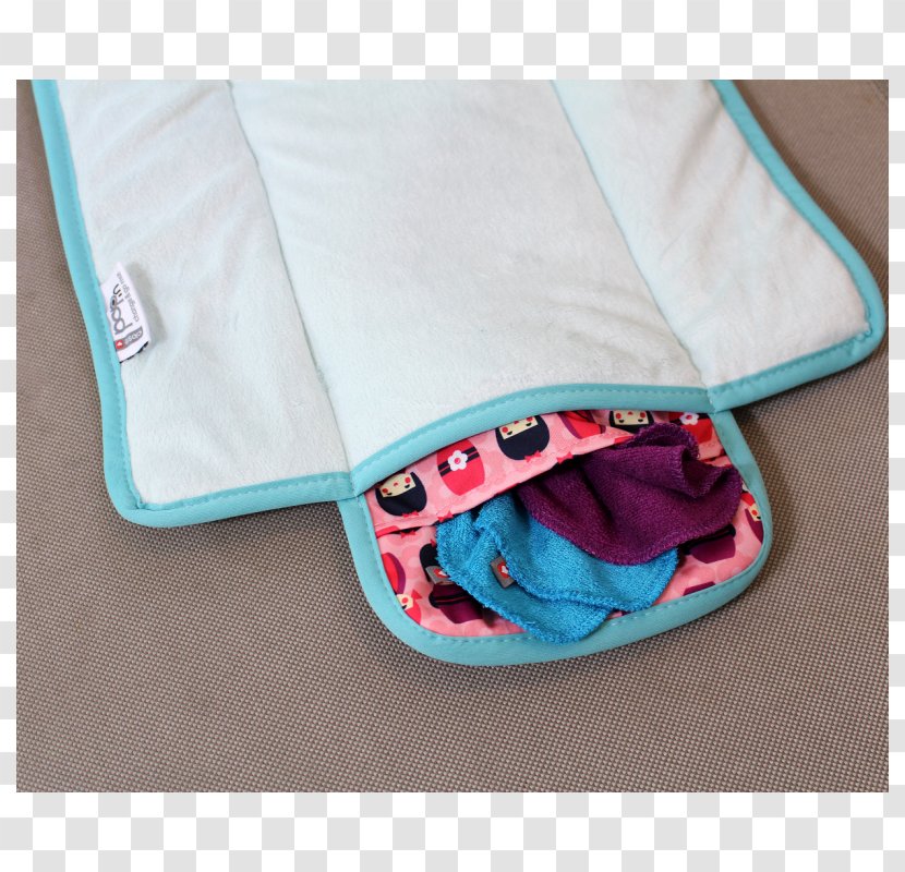 Muslin Diaper Cotton Microfiber Changing Tables - Turquoise - Kokeshi Dolls Transparent PNG