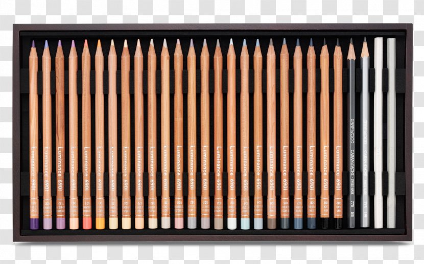 Colored Pencil Caran D'Ache Wood - Wooden Box Transparent PNG