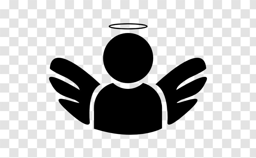 Angel Spiritism - Black - Halo Vector Transparent PNG