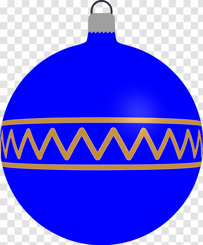 Bombka Christmas Ornament Blue Clip Art - Decoration Transparent PNG