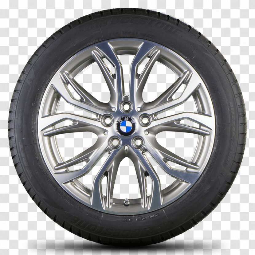 Alloy Wheel BMW X1 Tire Car - Auto Part - Bmw Transparent PNG