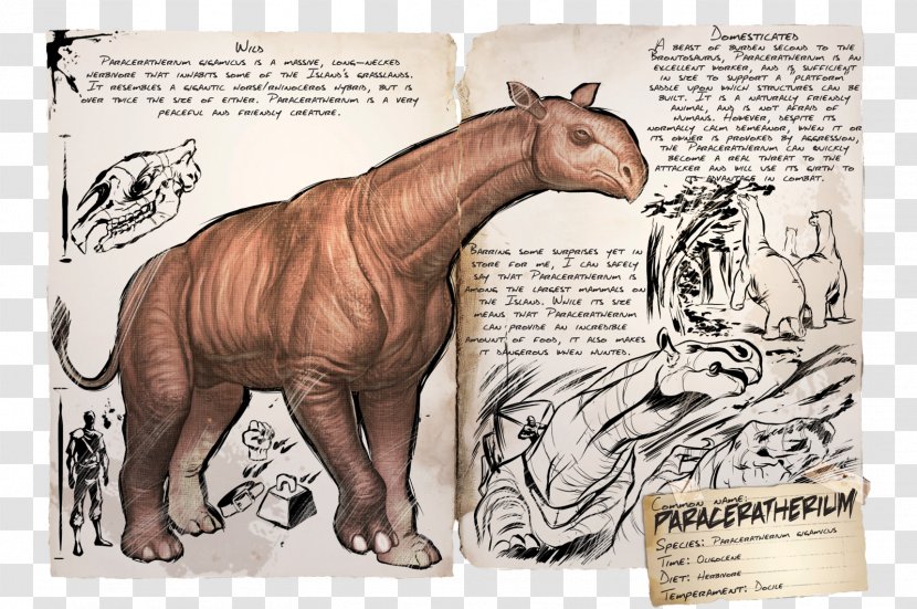 ARK: Survival Evolved Giganotosaurus Near Horn Beast Dinosaur Rhinoceros Transparent PNG