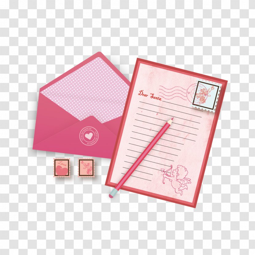 Paper Pen Postage Stamps Letter - And Transparent PNG