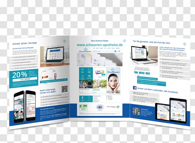 Digital Marketing Display Advertising Brochure - Flyer Transparent PNG