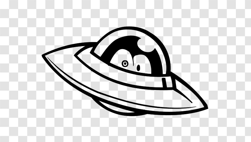 Drawing Unidentified Flying Object Coloring Book Extraterrestrials In Fiction - Headgear - Aliens The Attic Transparent PNG
