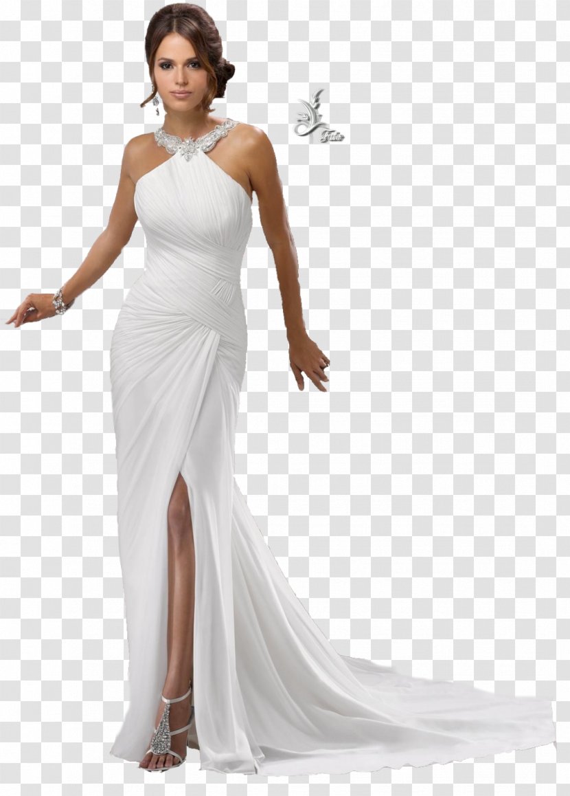 Wedding Dress Clothing Formal Wear Cocktail - Bride Transparent PNG