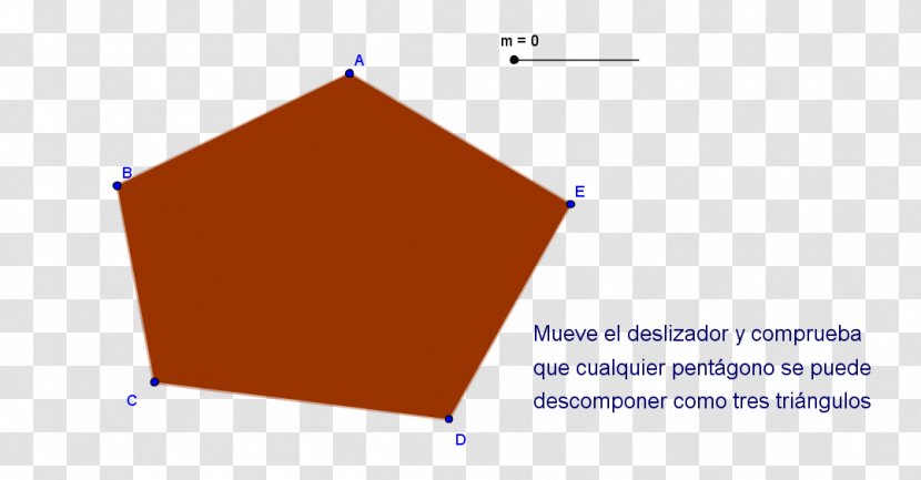 Internal Angle Line Pentagon Polygon - Perpendicular Transparent PNG
