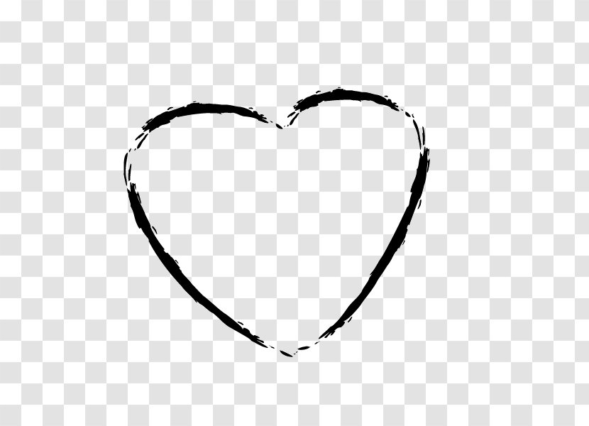 Heart Drawing Clip Art - Silhouette - Sketch Transparent PNG