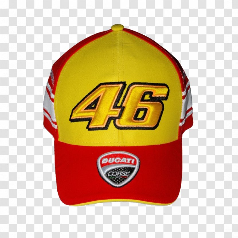 Baseball Cap MotoGP T-shirt Ducati - Yellow Transparent PNG