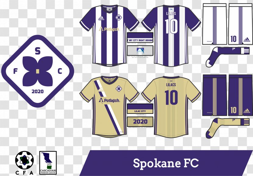 FC Spokane Jersey T-shirt Logo - Sports - Clothing Transparent PNG