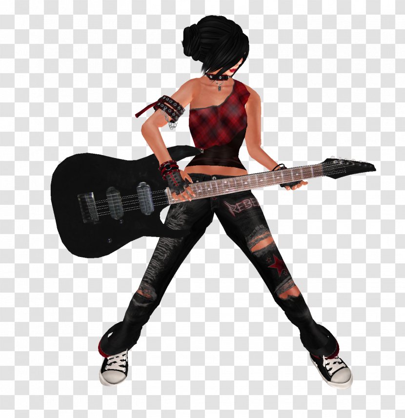 Bass Guitar Electric Double Costume - Cartoon Transparent PNG