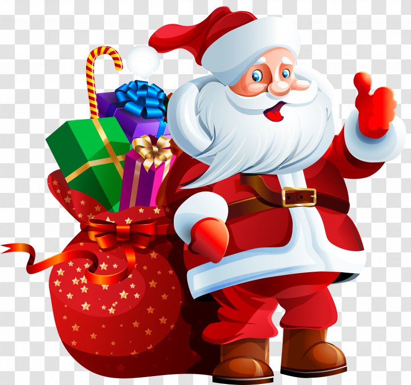 Santa Claus North Pole Christmas Clip Art - Presentation Transparent PNG