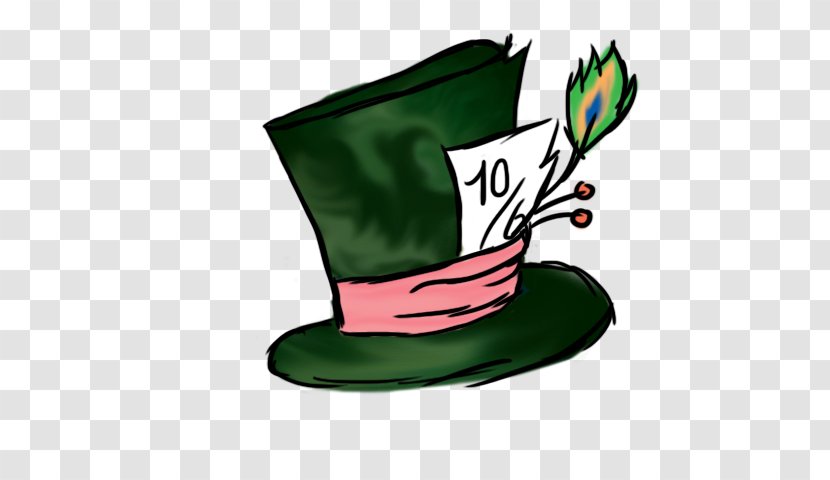The Mad Hatter March Hare Alice's Adventures In Wonderland Cheshire Cat - Hat Transparent PNG