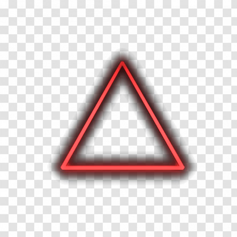 Triangle United States Of America Portable Network Graphics Image Don't Grind - Red - Neon Transparent PNG