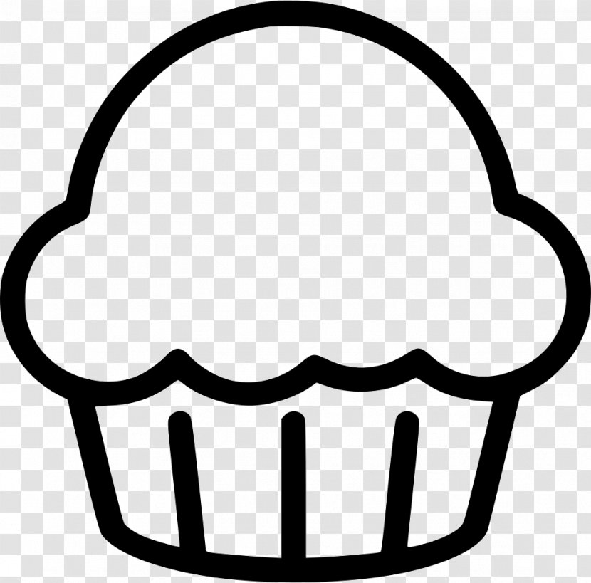 Muffin Cupcake Candy - Black And White - Desert Transparent PNG